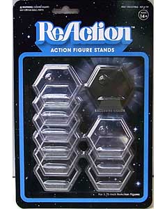 SUPER 7 REACTION FIGURES 3.75インチアクションフィギュア用 STAND [BLACK入り]